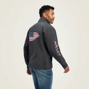 Ariat Mens Logo 2.0 Patriot Softshell Vest Style 10037559