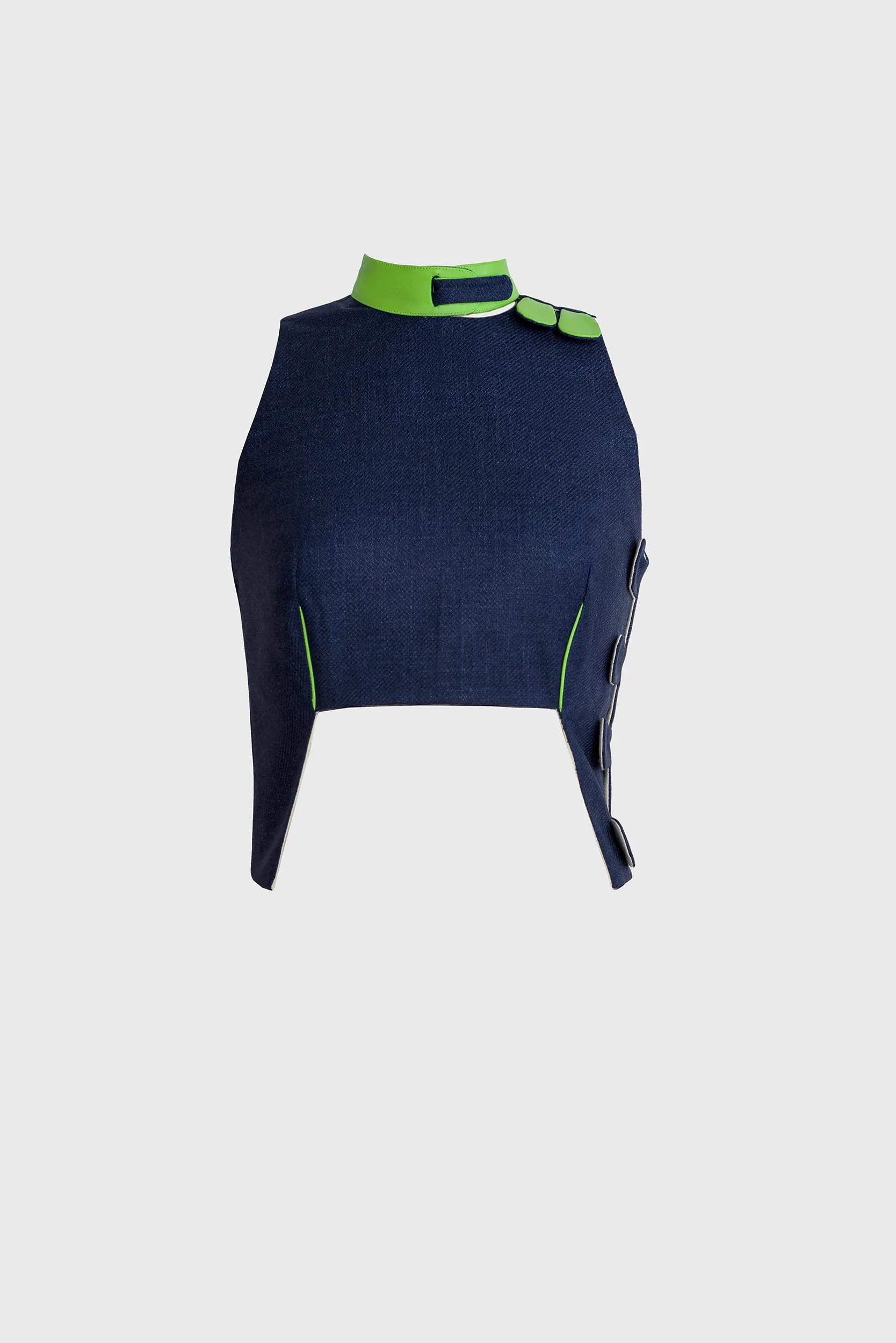 Armour Top - Royal BLue Silk
