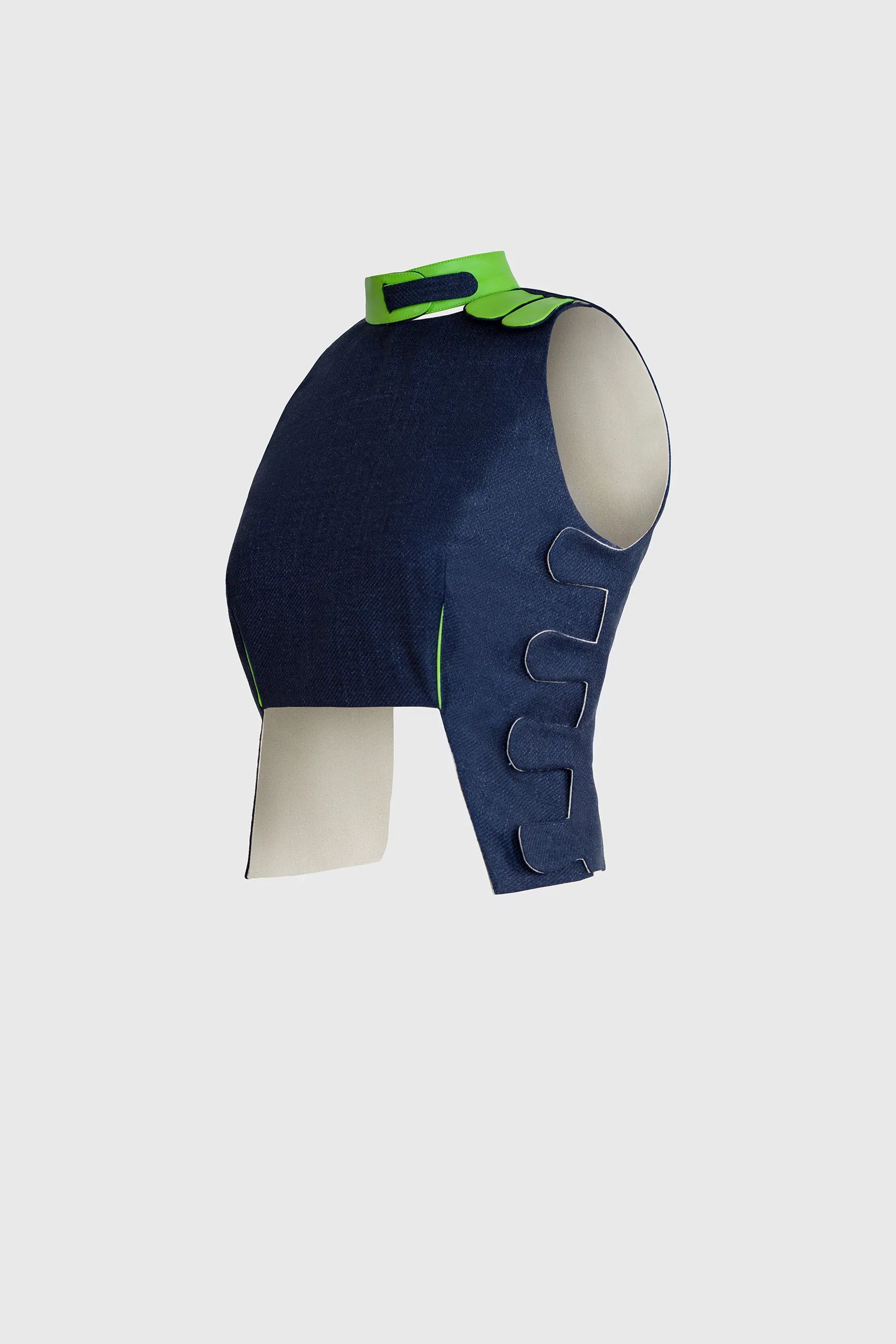 Armour Top - Royal BLue Silk