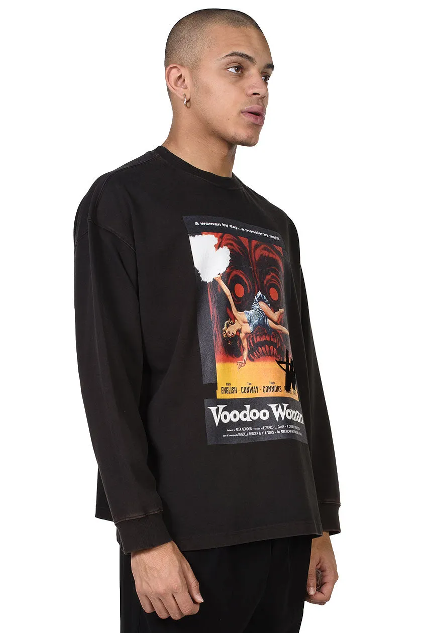 Black Horror Movie Long Sleeve T-shirt