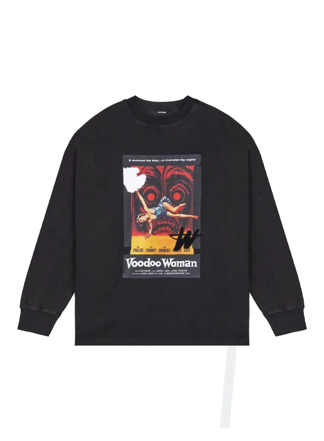 Black Horror Movie Long Sleeve T-shirt