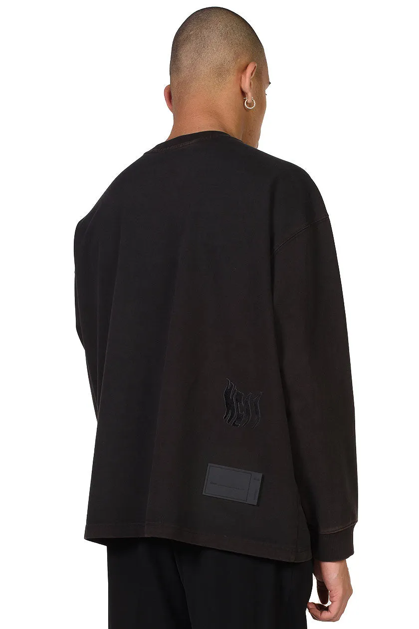 Black Horror Movie Long Sleeve T-shirt