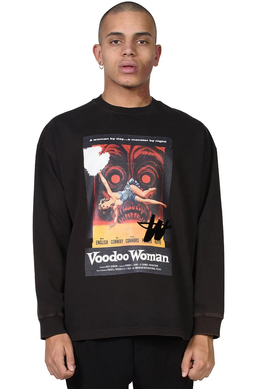 Black Horror Movie Long Sleeve T-shirt