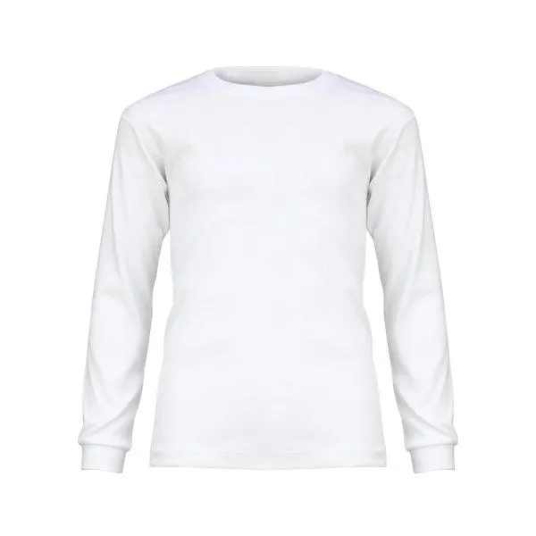 BOYS WHITE LONG SLEEVE UNDERSHIRT