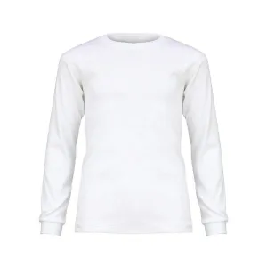 BOYS WHITE LONG SLEEVE UNDERSHIRT