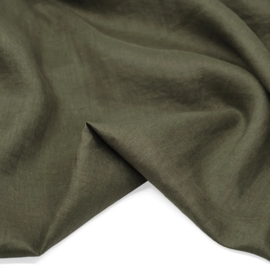 Breezy Lightweight Linen - Kelp