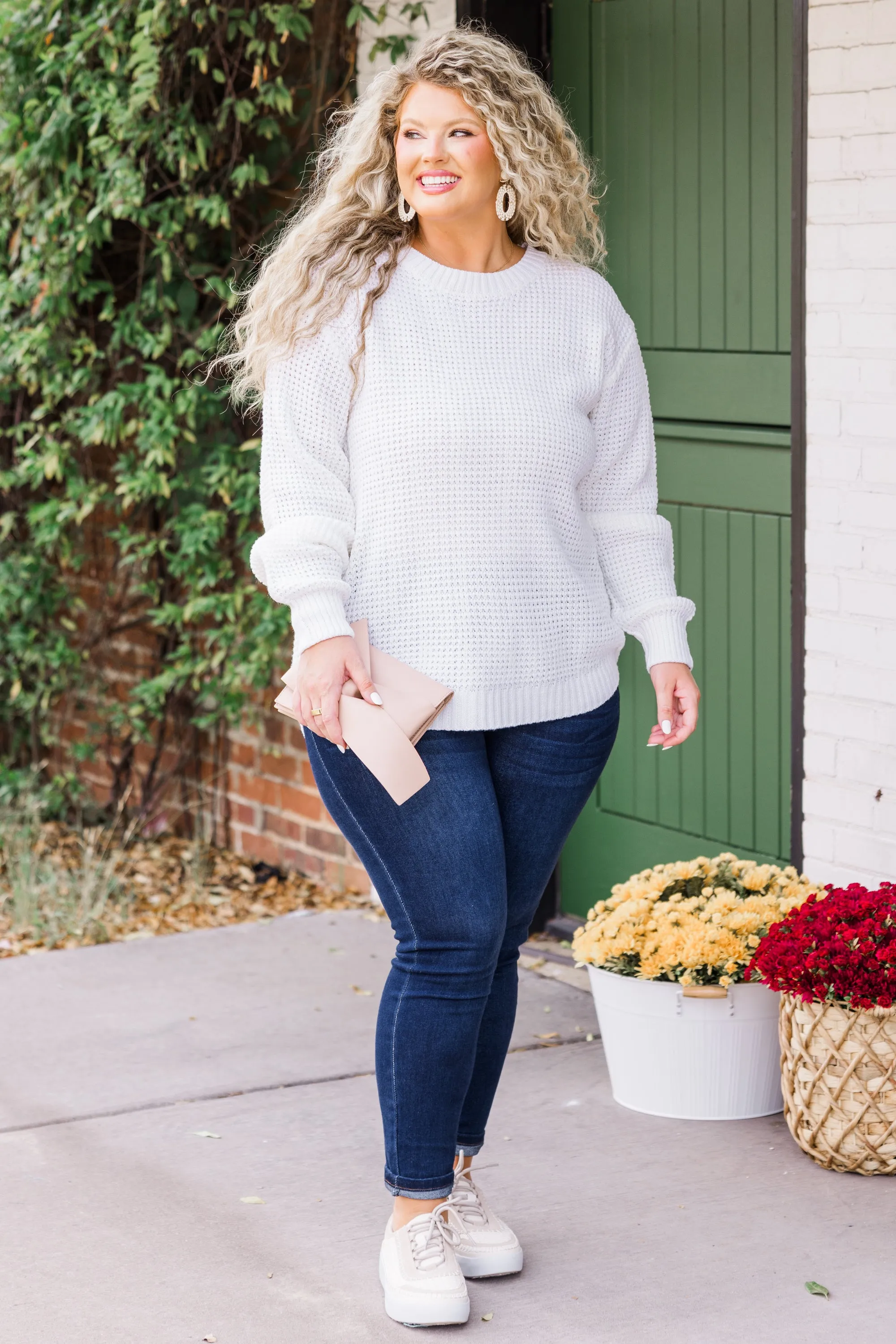 Breezy Weather Sweater, Ivory