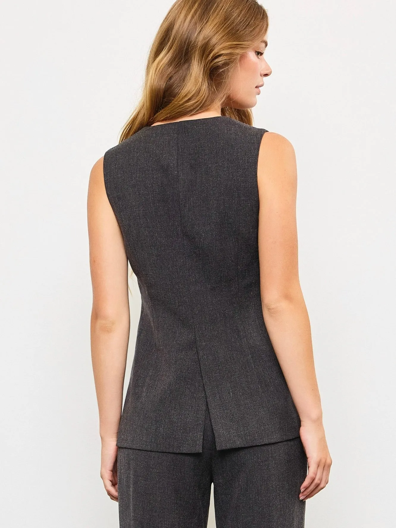 Button Front Vest