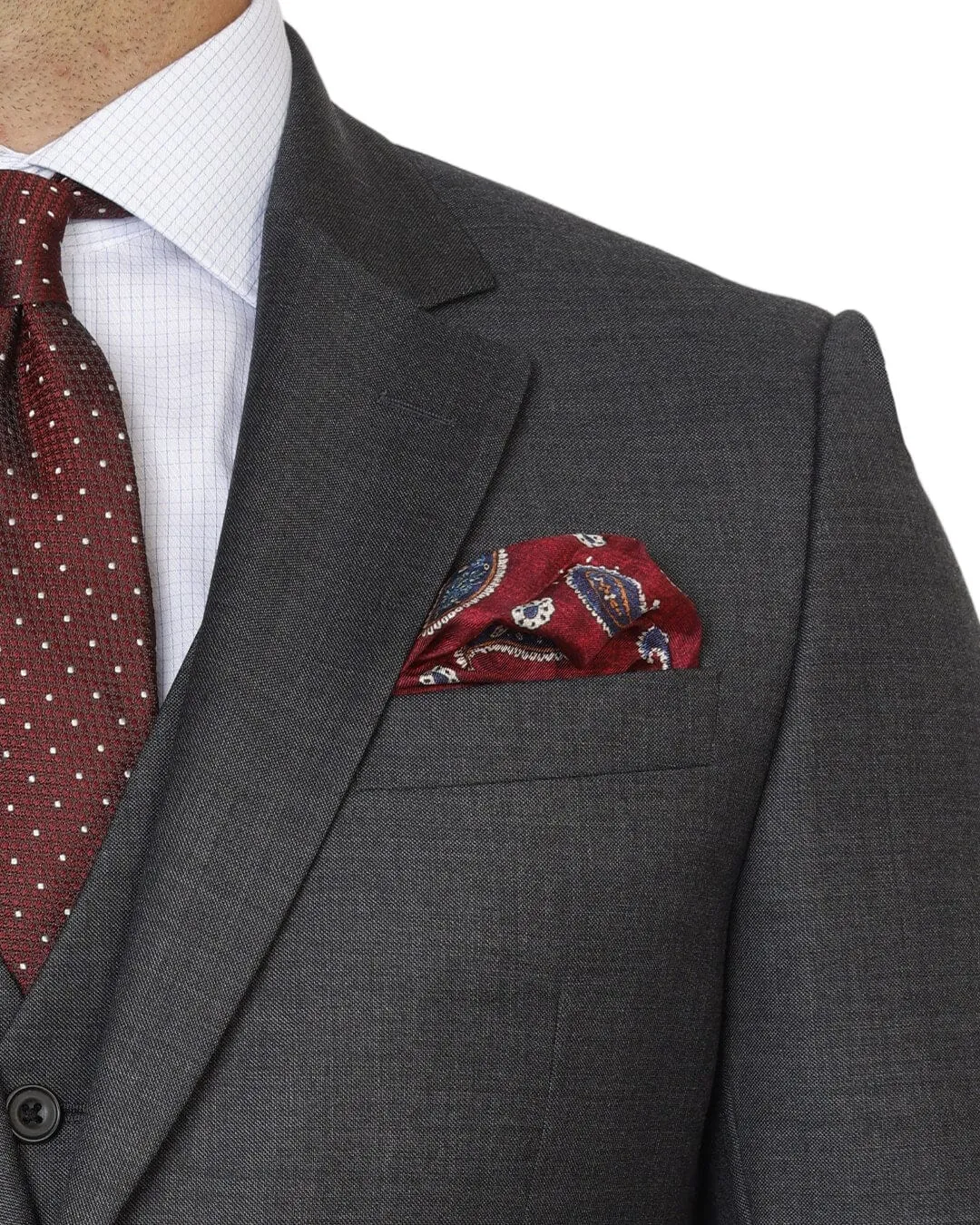 Charcoal Dormeuil Sharkskin Suit