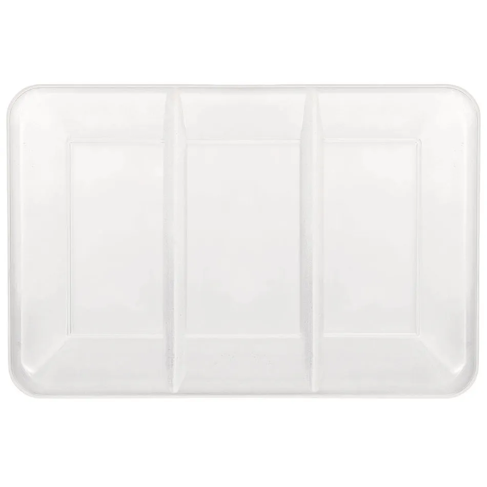 Compartment Tray White - Plastic