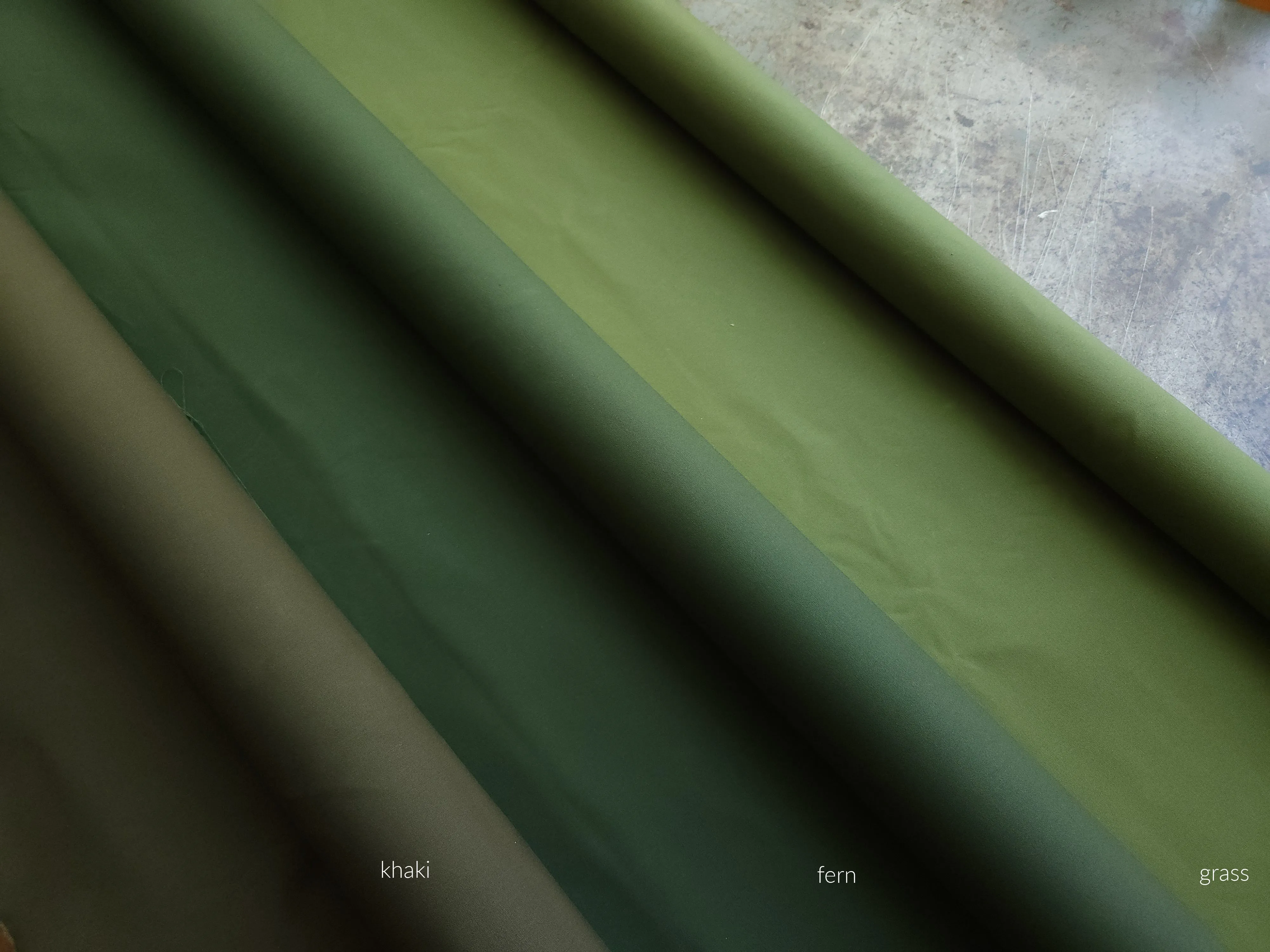 Dry Organic Cotton Oilskin / Fern