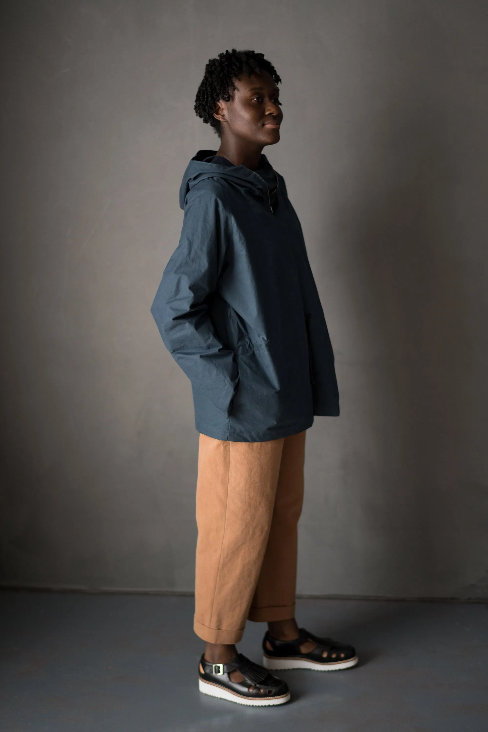 Dry Organic Cotton Oilskin / Fern