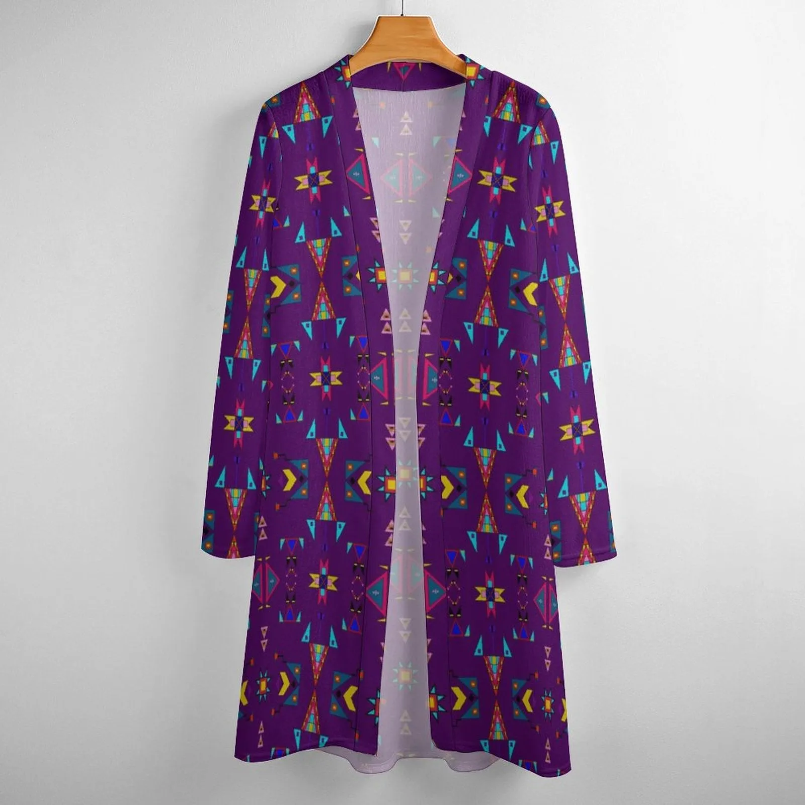 Enemy Territory Berry Cardigan
