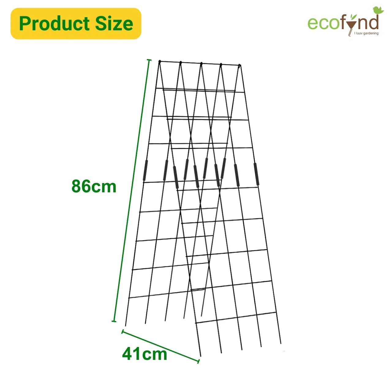 Foldable A-Frame Garden Trellis
