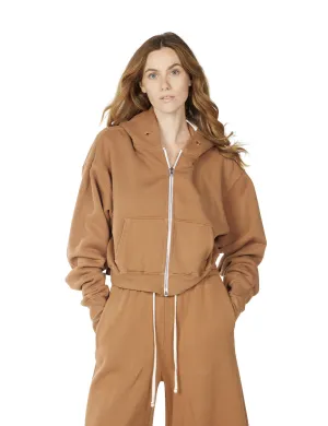 Heavyweight Crop Zip Hoodie