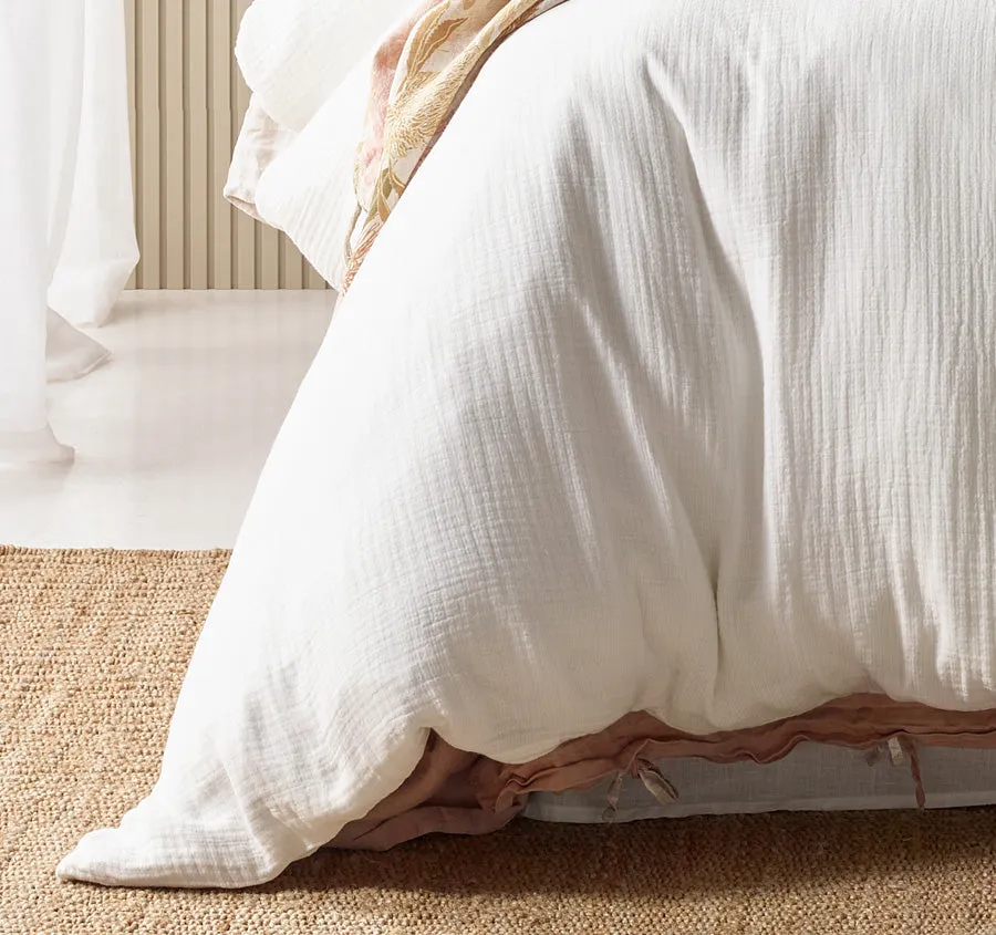 Hugo Quilt Cover Set Range White