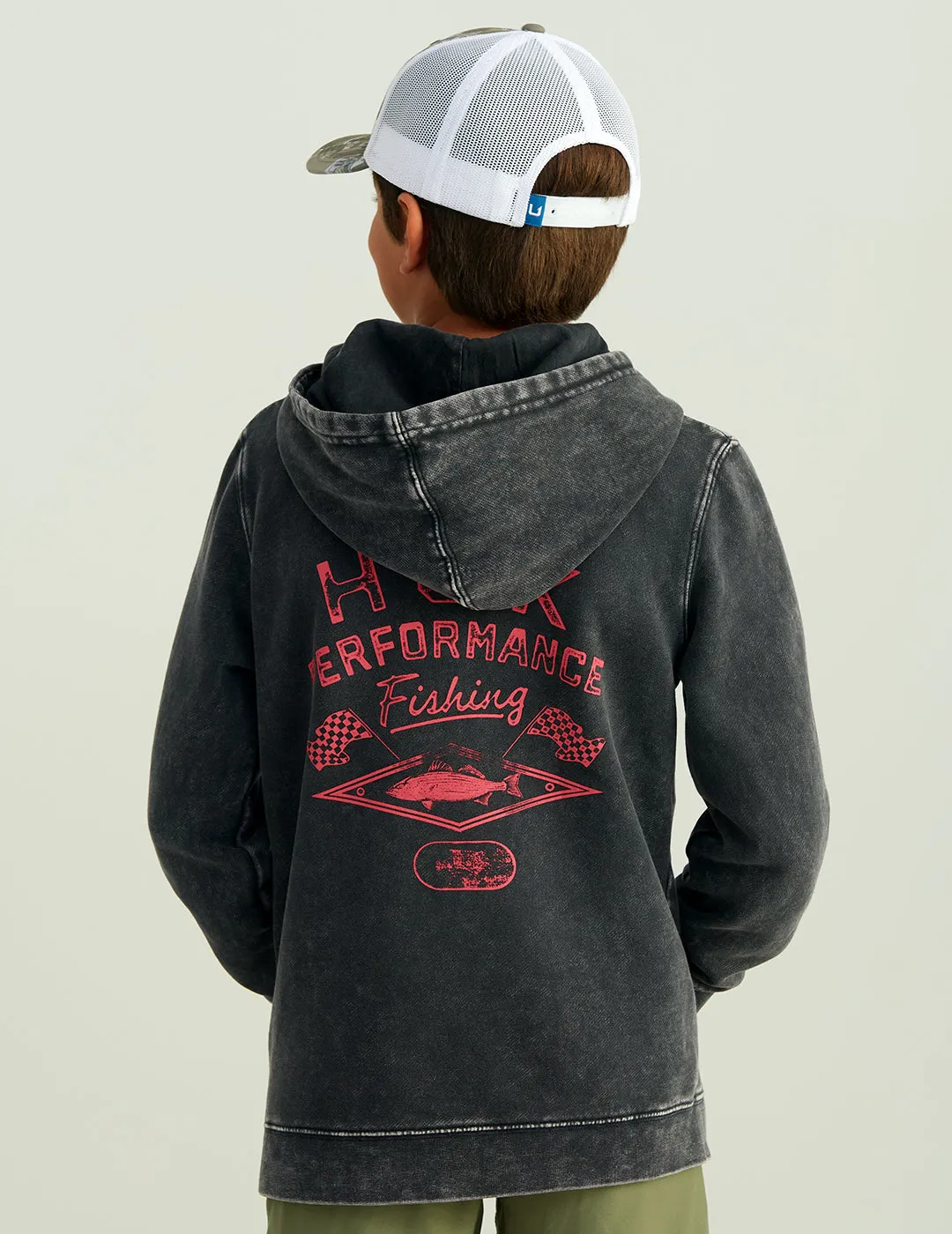 Kids Cotton Fleece Graphic Hoodie