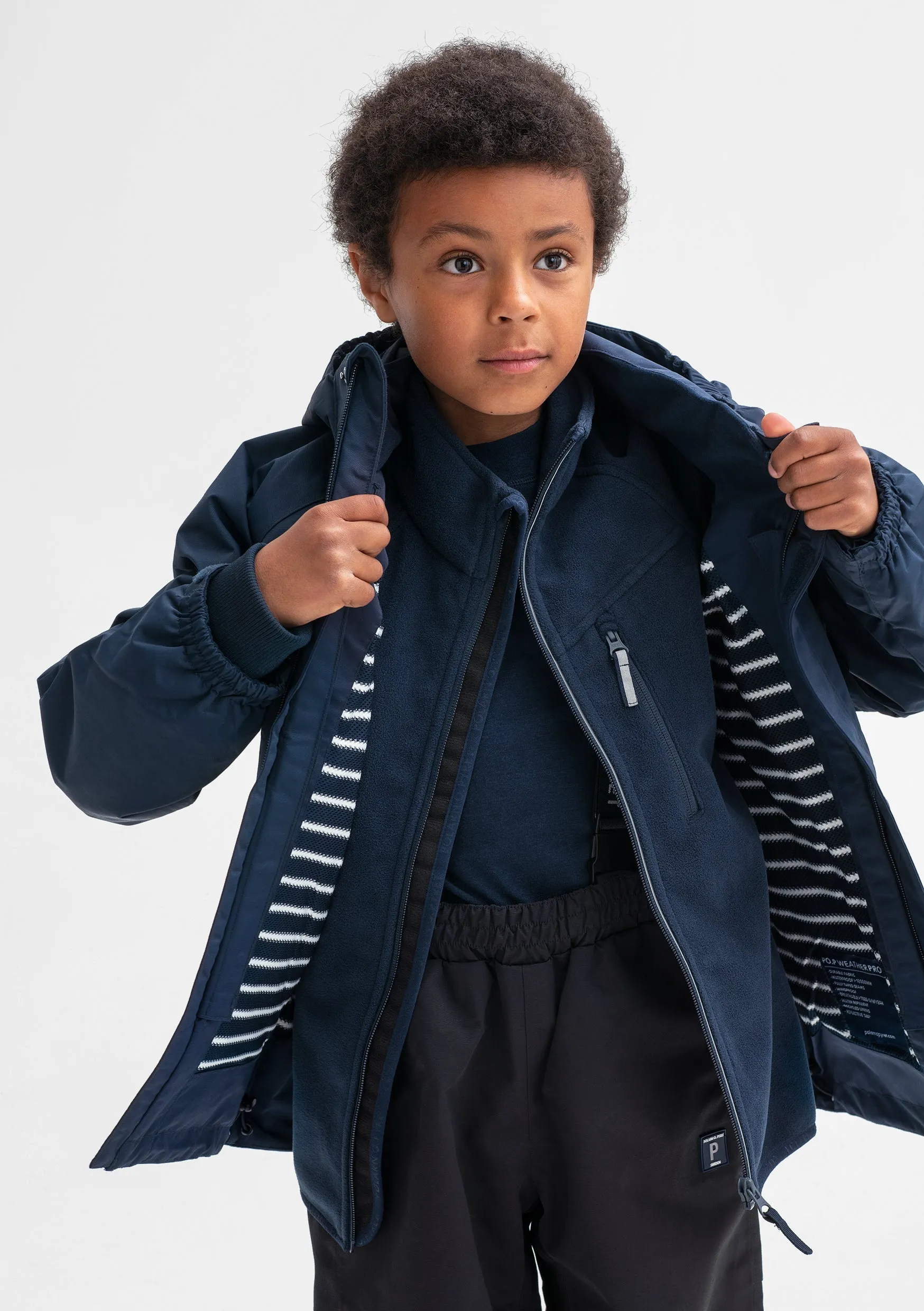 Kids Waterproof Fleece Jacket