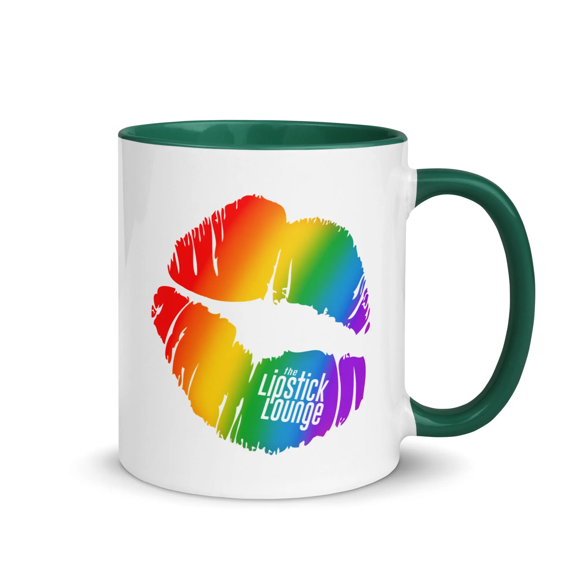 Lipstick Lounge Rainbow Logo Mug