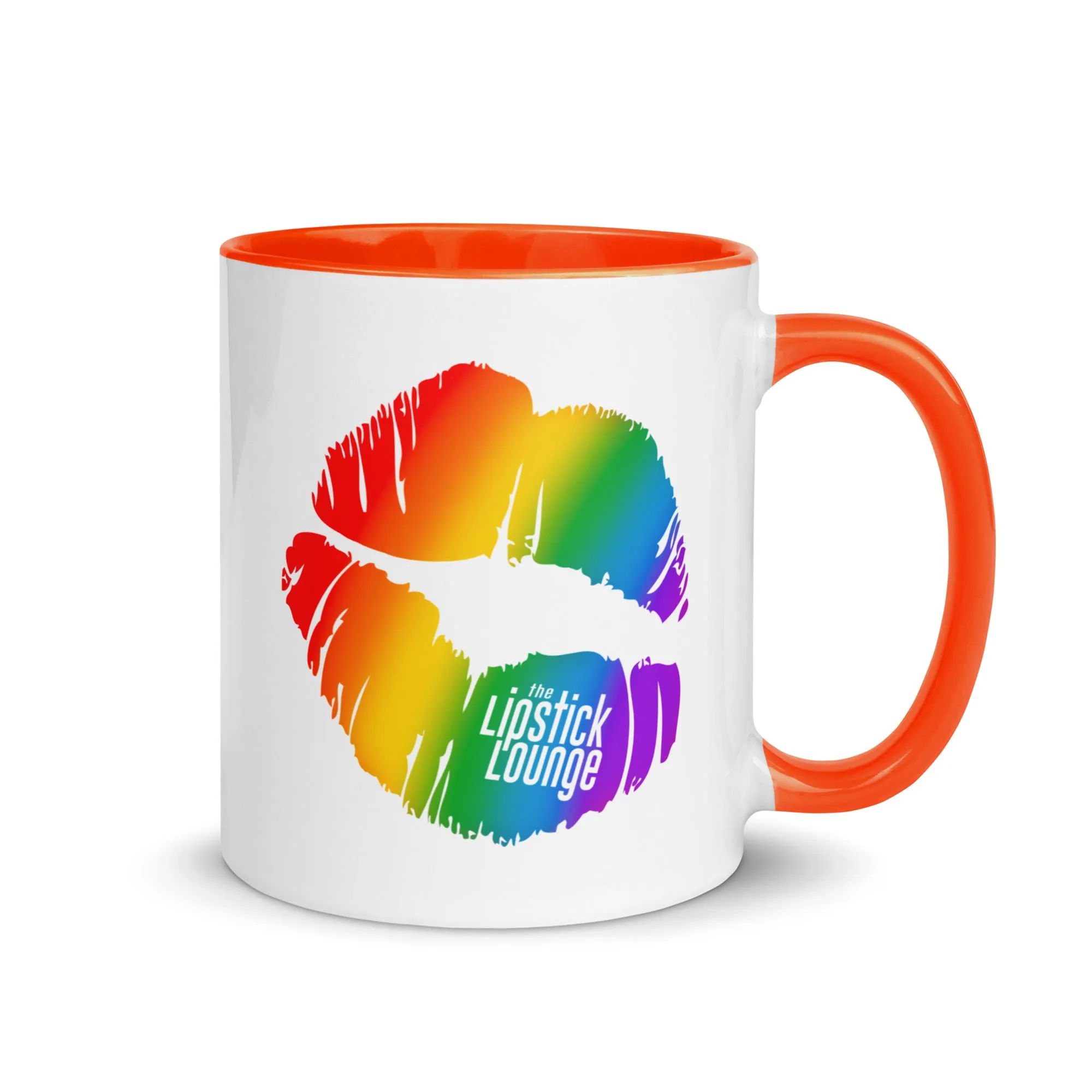 Lipstick Lounge Rainbow Logo Mug