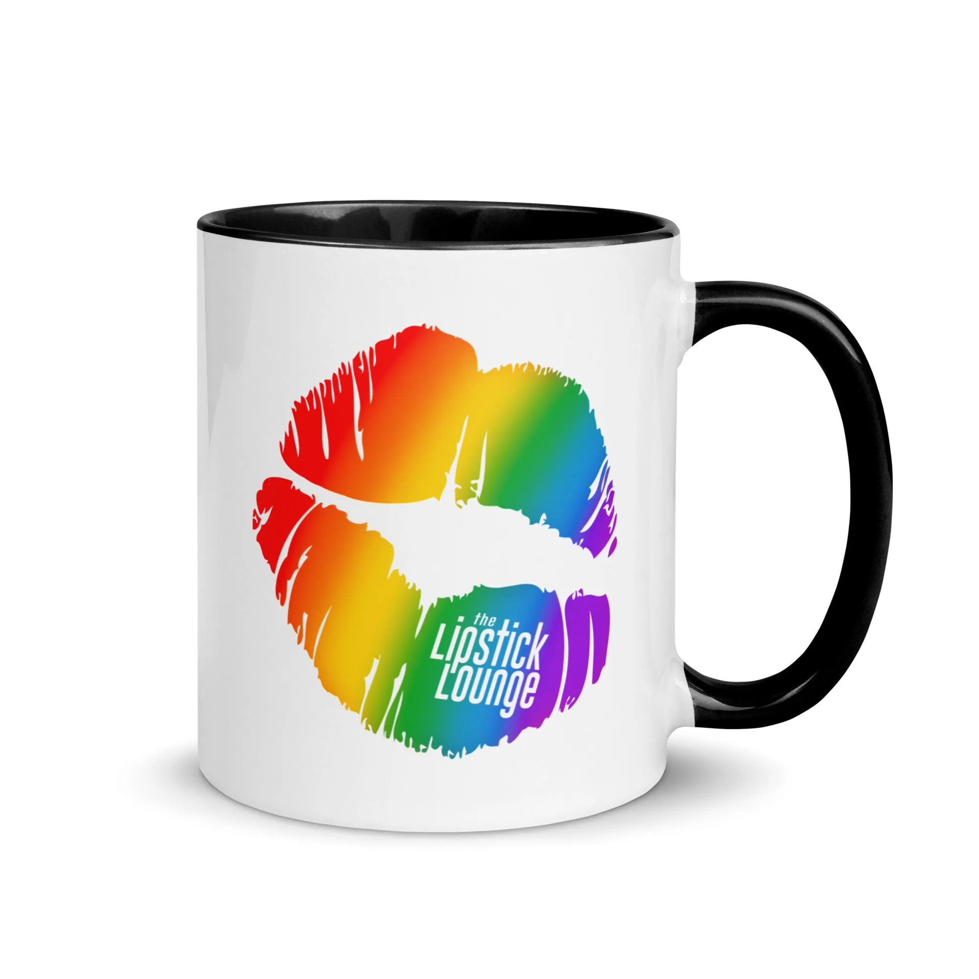 Lipstick Lounge Rainbow Logo Mug