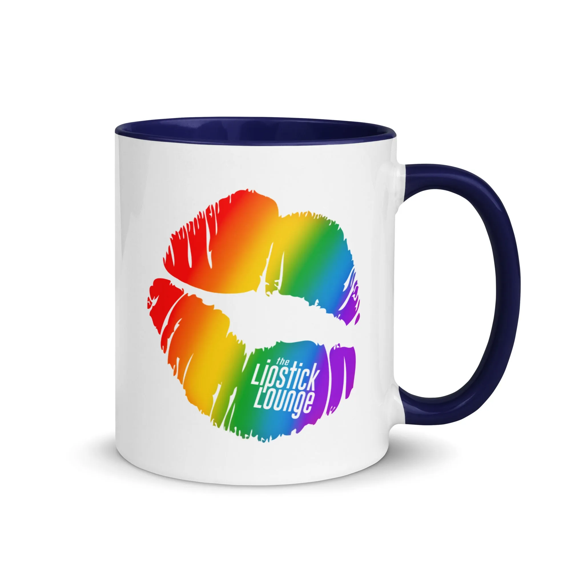 Lipstick Lounge Rainbow Logo Mug