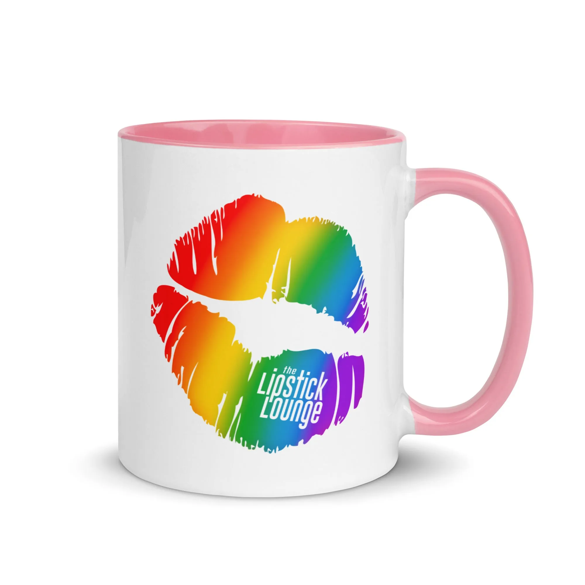 Lipstick Lounge Rainbow Logo Mug