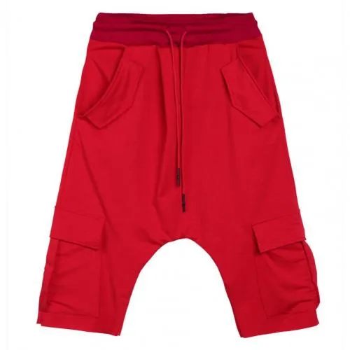 Men Harem Pants Summer fashion Adjustable Micro-elastic Soft Cotton Blend Low Crotch Cargo Trousers for Summer Men's Clothing