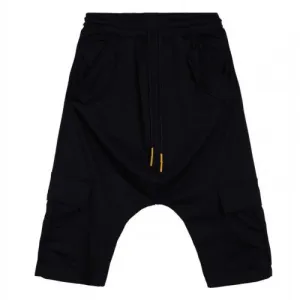 Men Harem Pants Summer fashion Adjustable Micro-elastic Soft Cotton Blend Low Crotch Cargo Trousers for Summer Men's Clothing