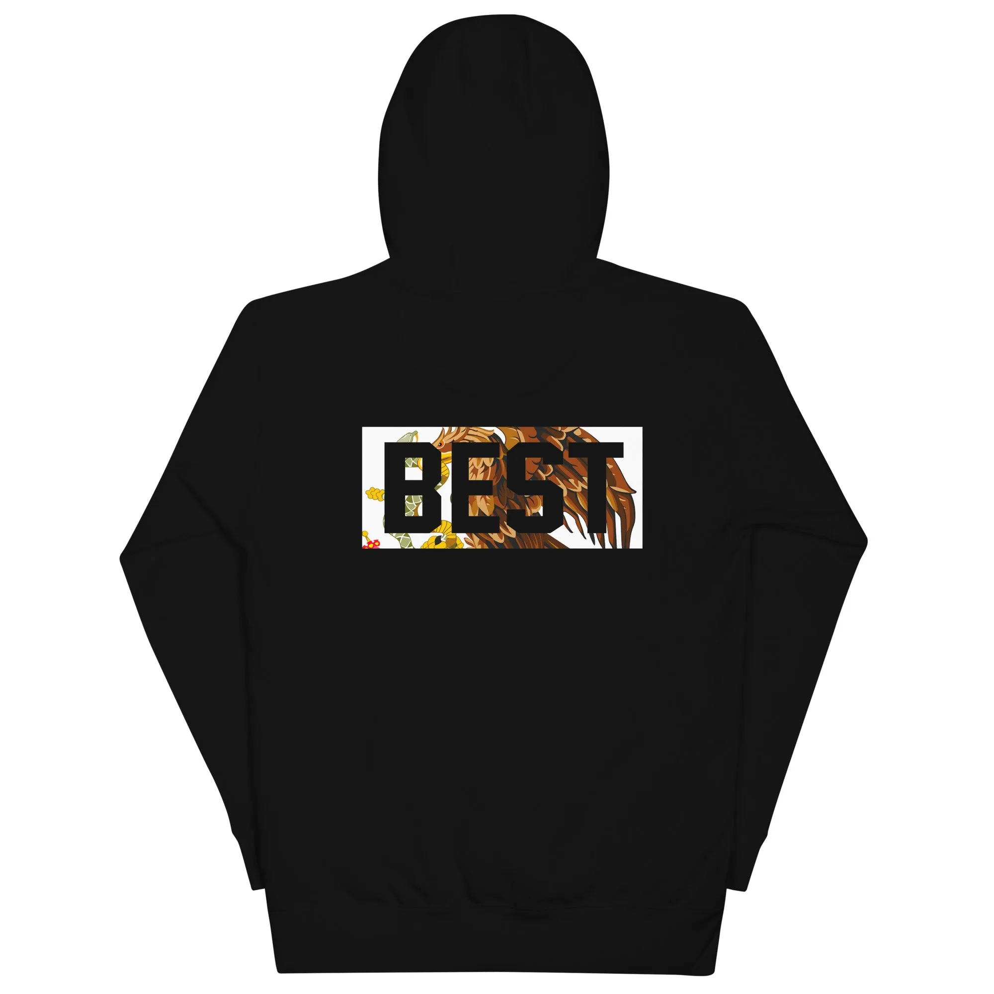 MEXICO LETTERMAN B Hoodie BLACK