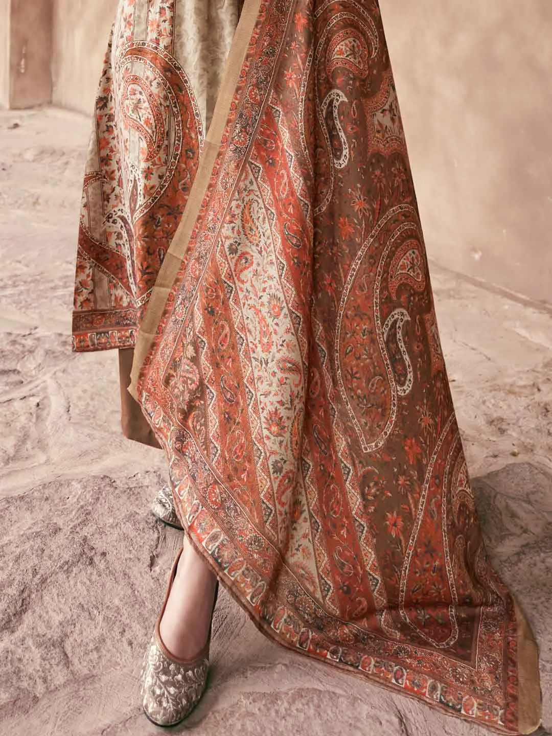 Mumtaz Arts Pure Lawn Cotton Unstitched Suit Dress Material for Ladies