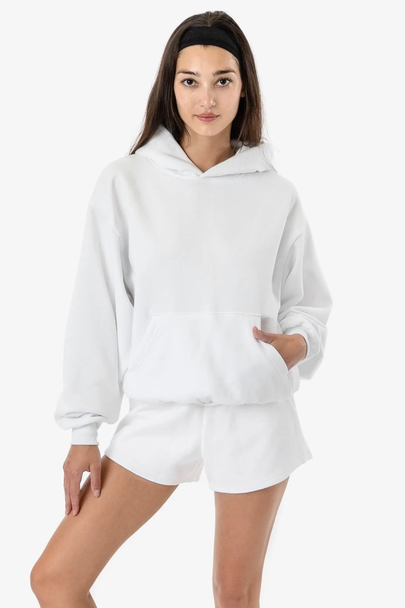 MWF1049 - 10 oz. Mid-weight Poly Cotton Fleece Wide Hoodie
