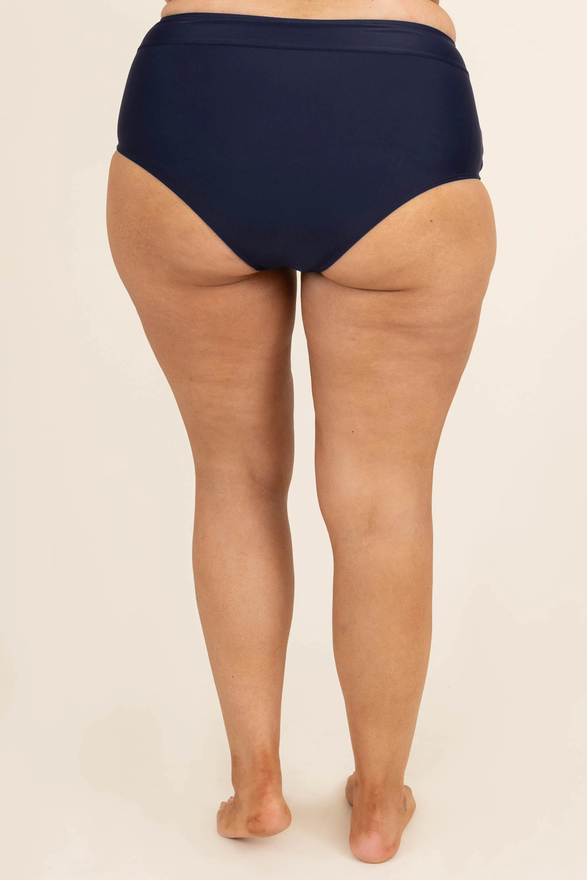Oceans Of Love Swim Bottom, Navy