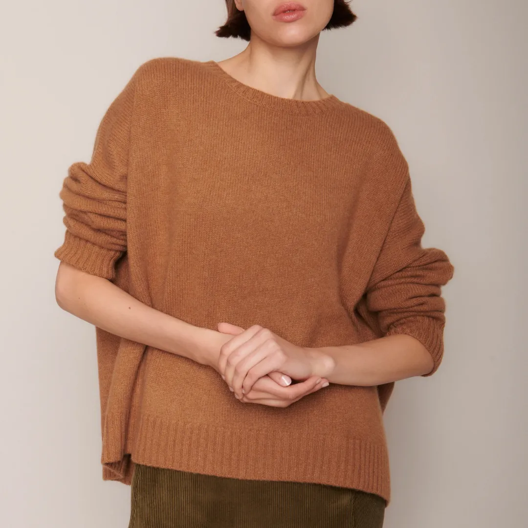 Organic by John Patrick : Wide Pullover in Cashmere