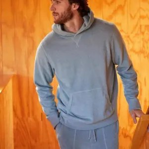 Optimized Title: Outerknown Hightide Pullover Hoodie for Men and Women - Available in Sizes Small to X-Large - Stylish Ash Blue Color