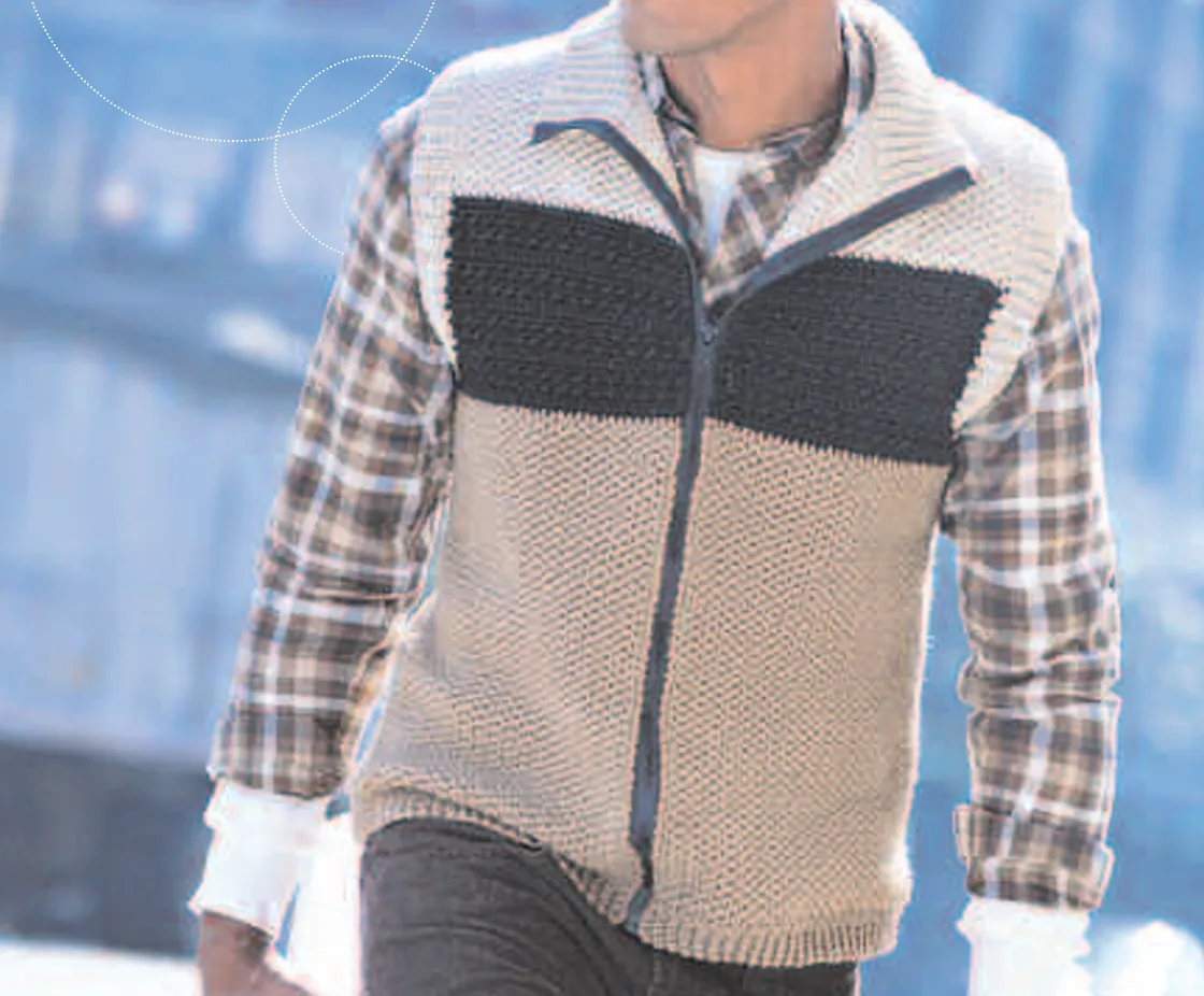Red Heart Crochet Rugged Vest