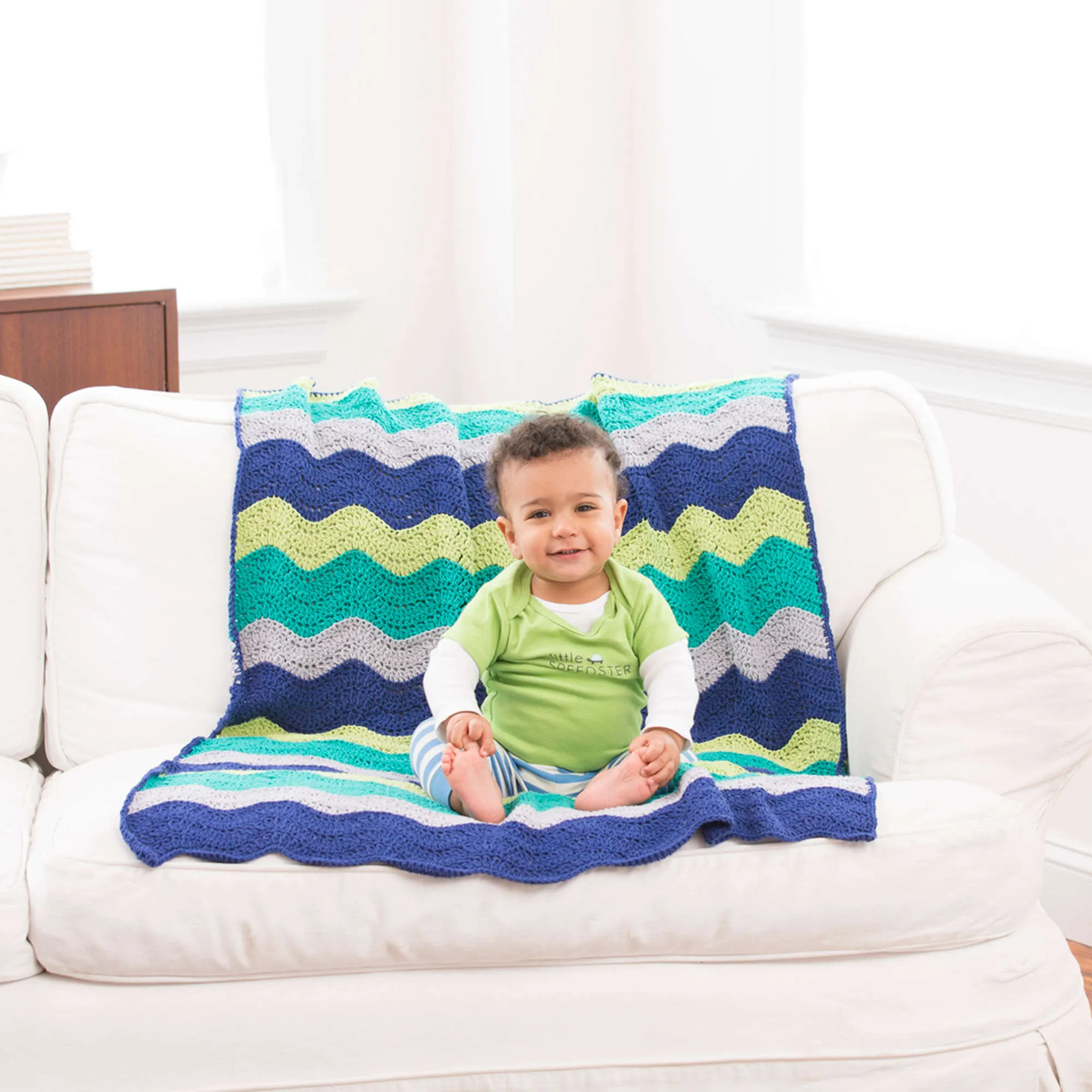 Red Heart Rock Your Crochet Baby Blanket