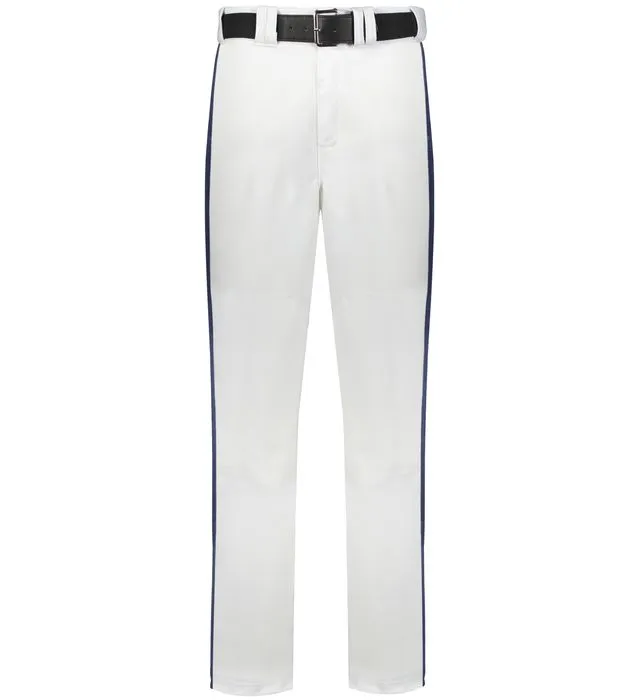 Russell White with Navy Change Up Piped Youth Baseball Pants