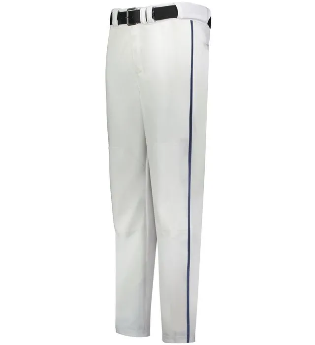 Russell White with Navy Change Up Piped Youth Baseball Pants