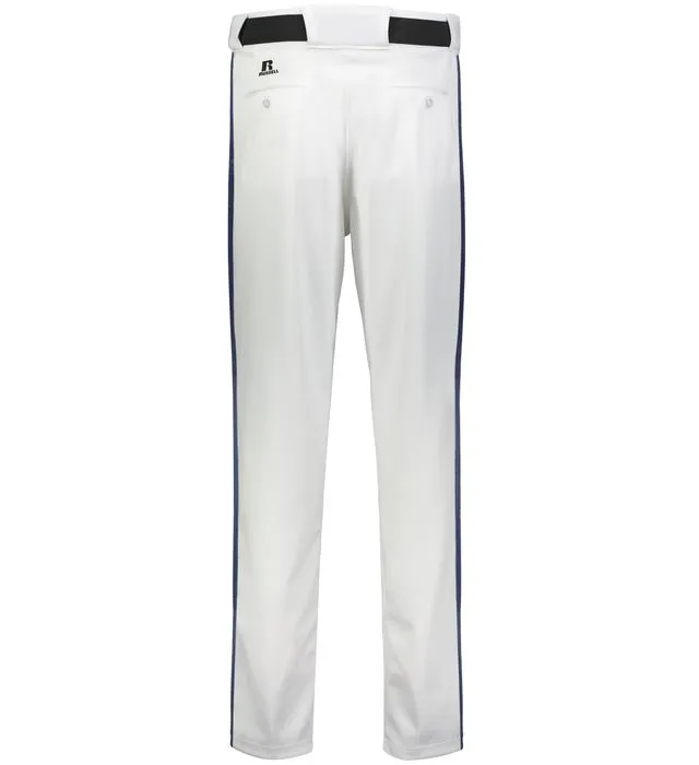 Russell White with Navy Change Up Piped Youth Baseball Pants