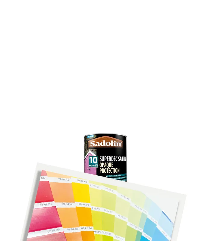 Sadolin Superdec Satin Opaque Wood Protection - Tinted Colour Match