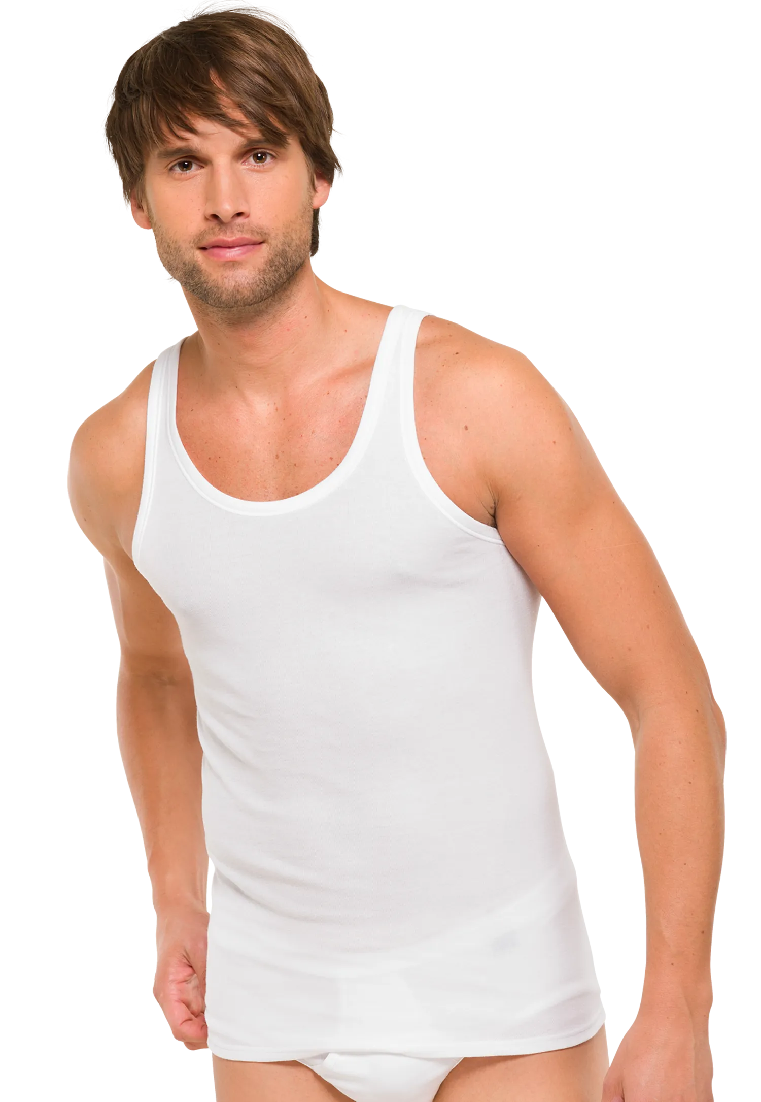 Schiesser - Cotton Essentials Fine Rib - Tank Top - 2 Pack - Sale