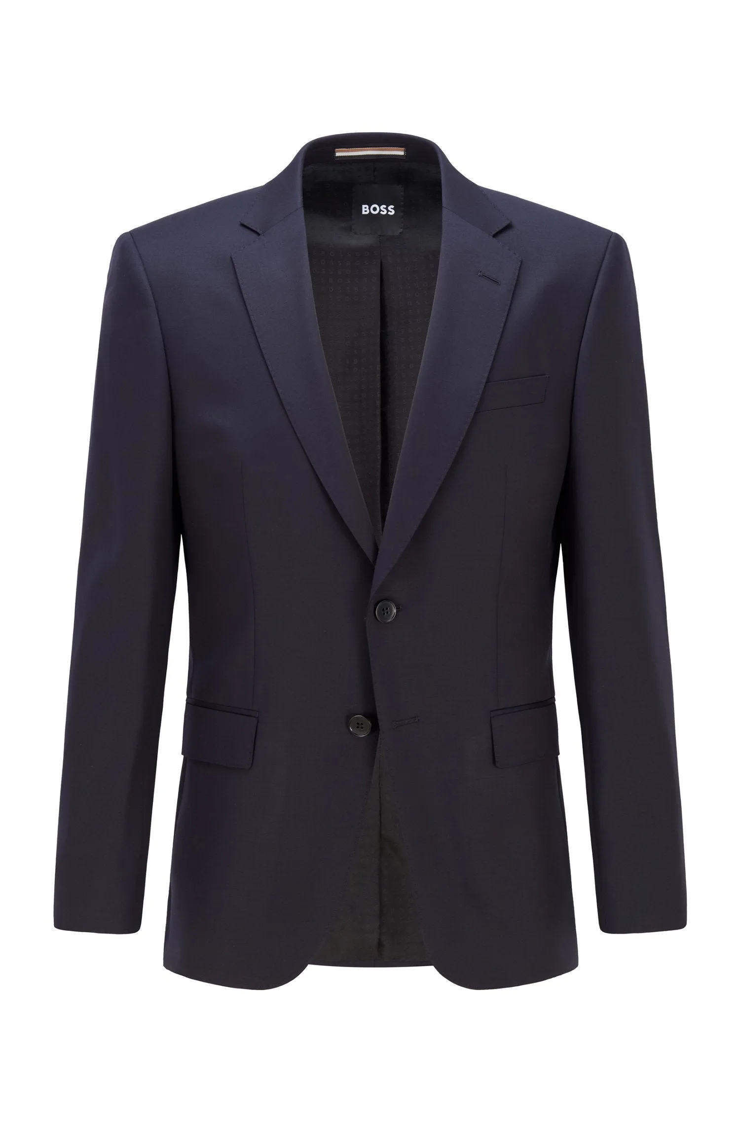 SINGLE-BREASTED 2 Piece SUIT IN VIRGIN-WOOL SERGE H-Huge/Genius