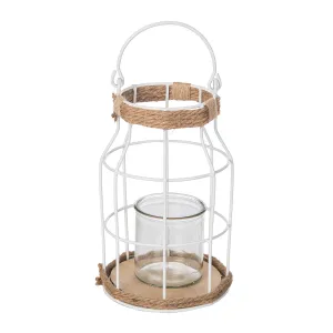 Small Whitewash Lantern