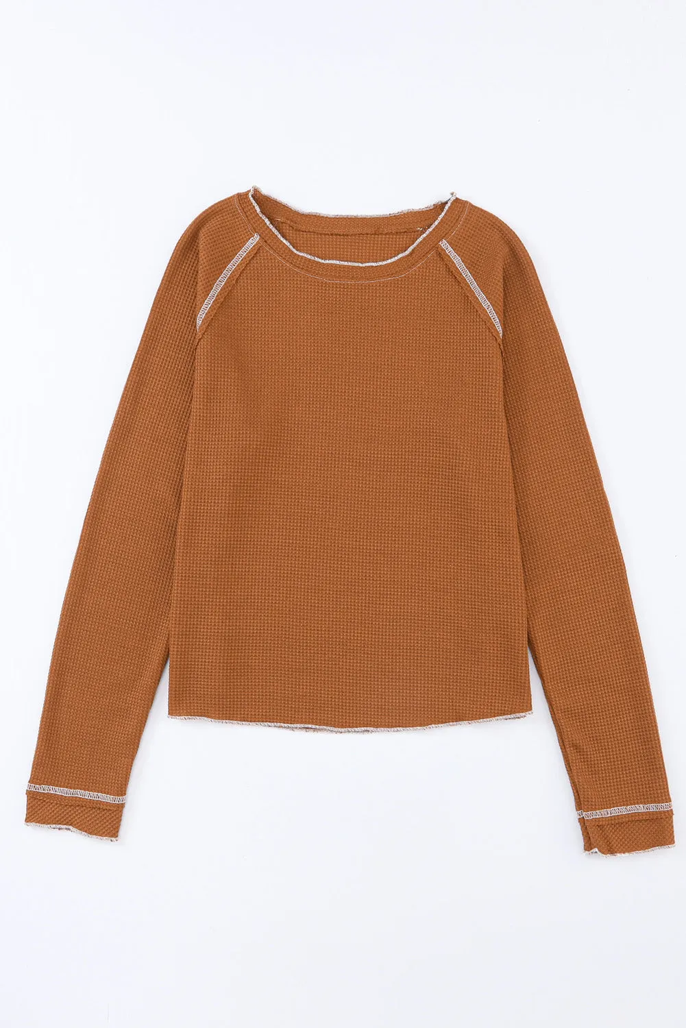 Textured Long Sleeve Top