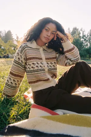 The Richard Cardigan | Fair Isle Rose