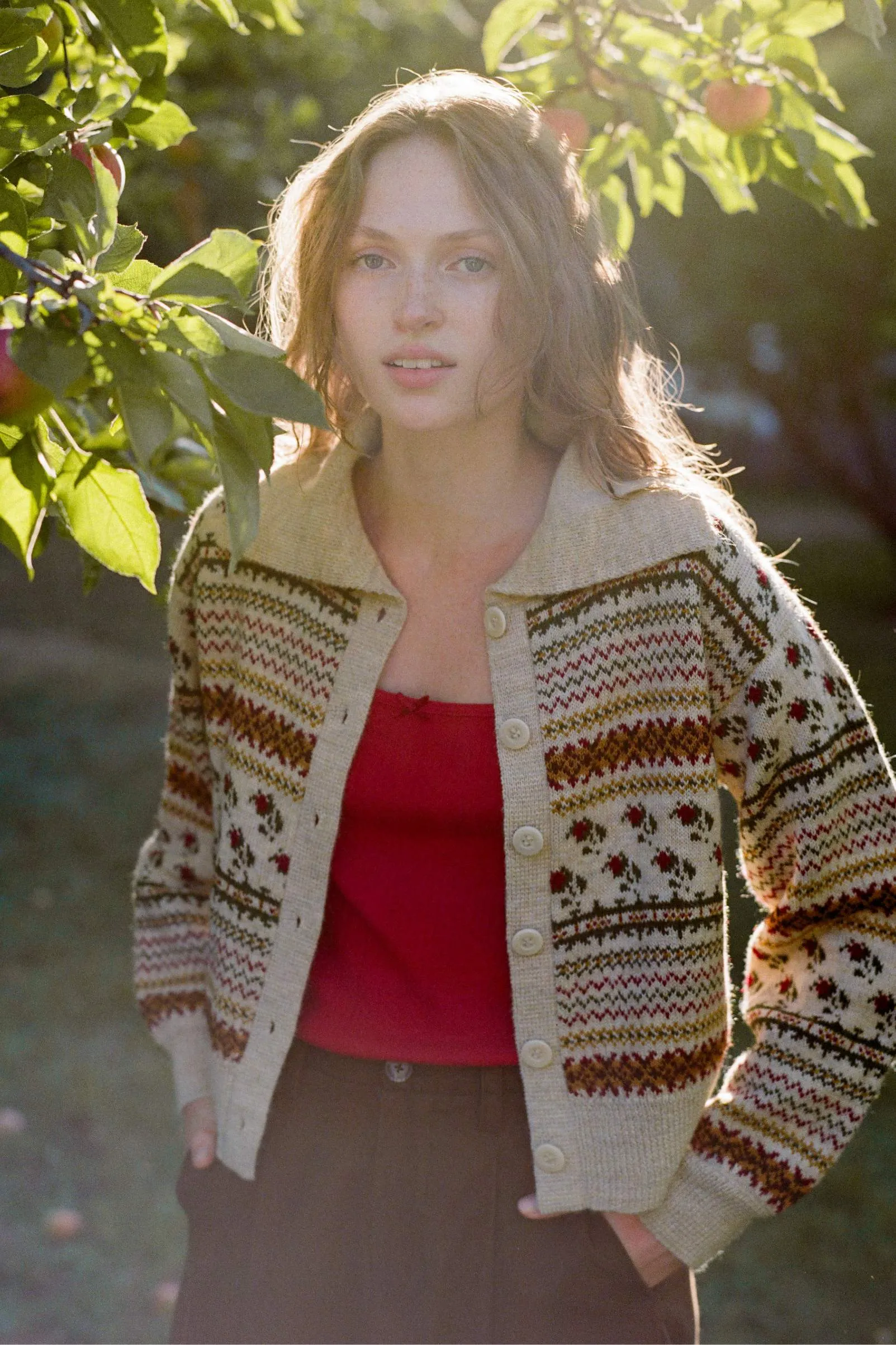 The Richard Cardigan | Fair Isle Rose
