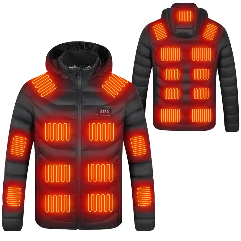 Trend4us Ultra-Warm Heated Jacket with 23-Zone Heating