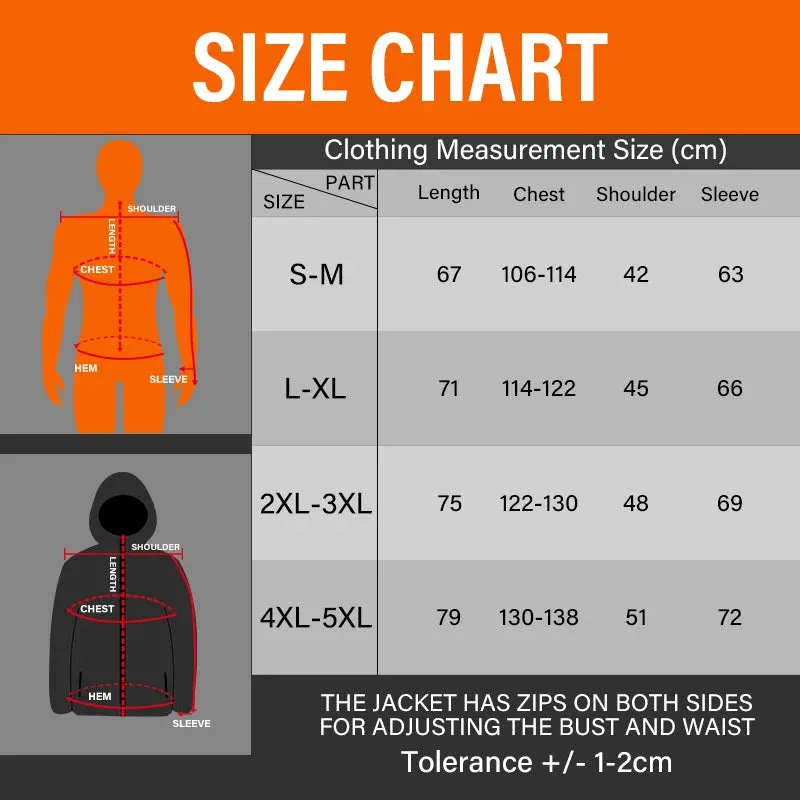 Trend4us Ultra-Warm Heated Jacket with 23-Zone Heating