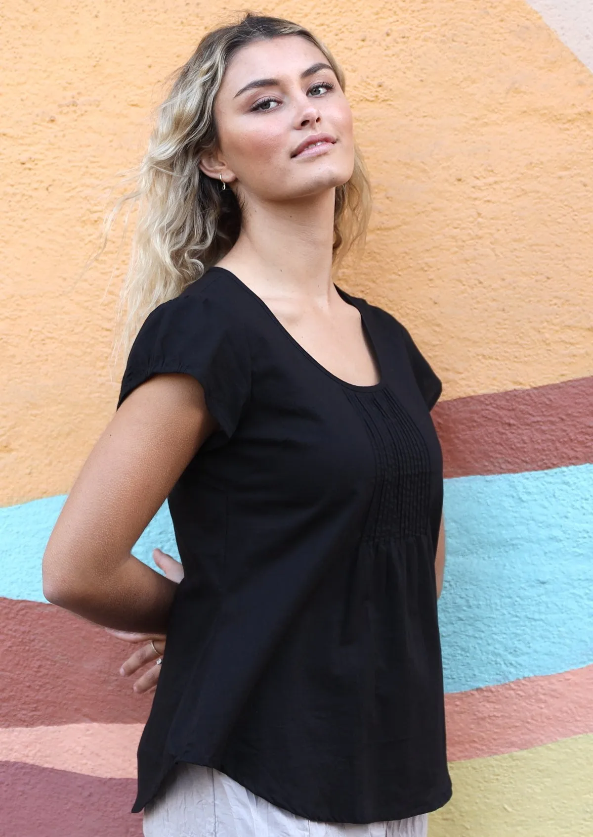 Tulsi Top Black